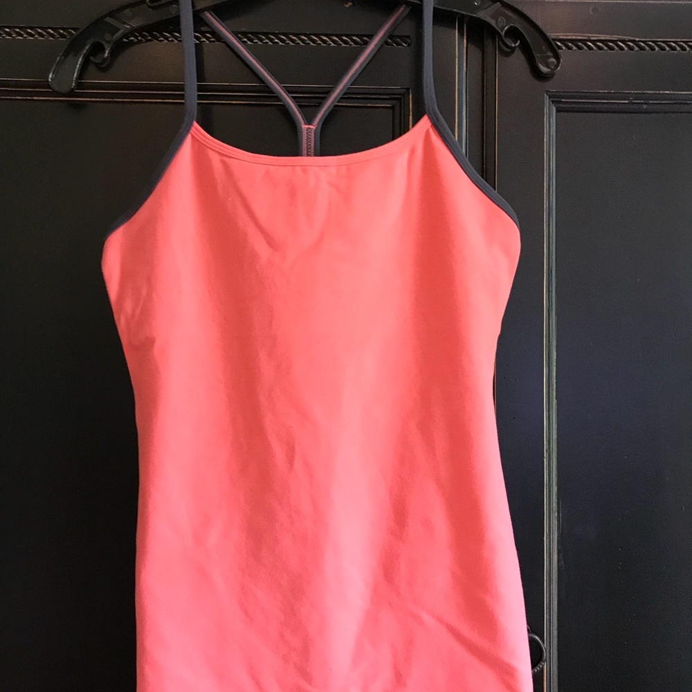 Lululemon Persimmon Power Y Tank, size 6